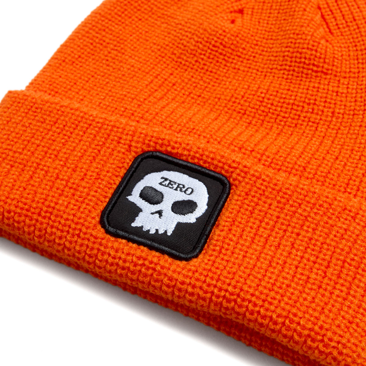 Zero Single Skull Patch Beanie - Orange image 2