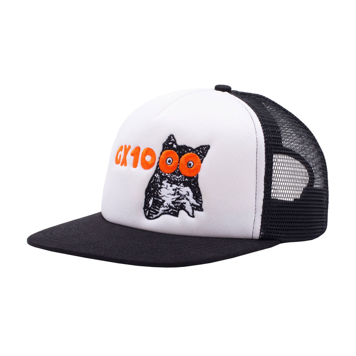 GX1000 Owl Trucker Hat - Black/White image 1