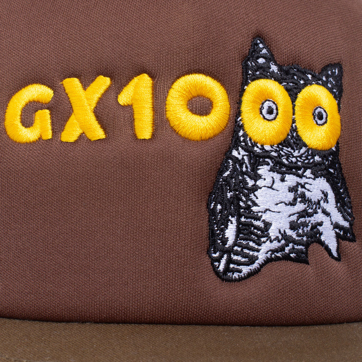 GX1000 Owl Trucker Hat - Brown/Green image 3
