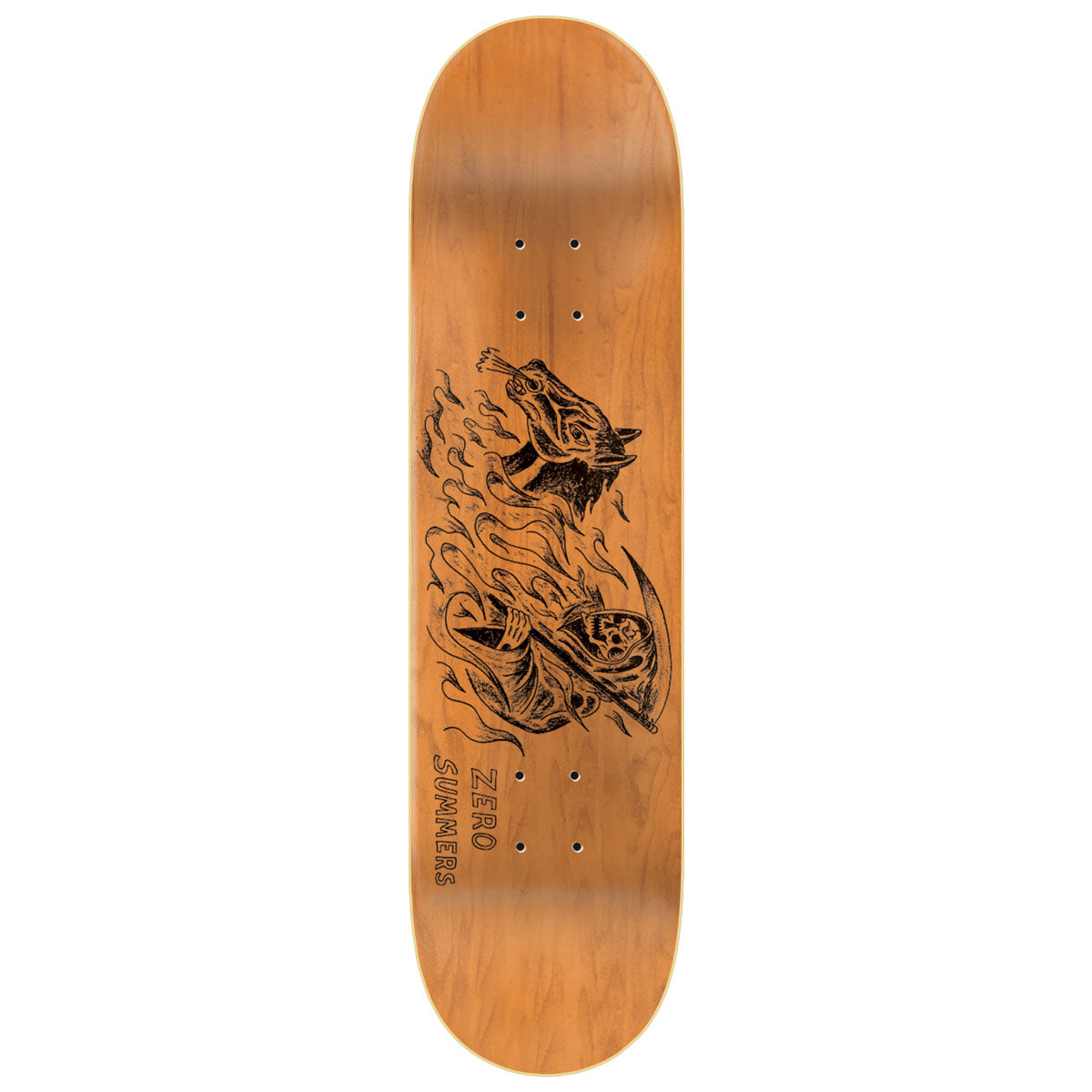 Zero Heavy Slime Reaper Summers Skateboard Complete - 8.75