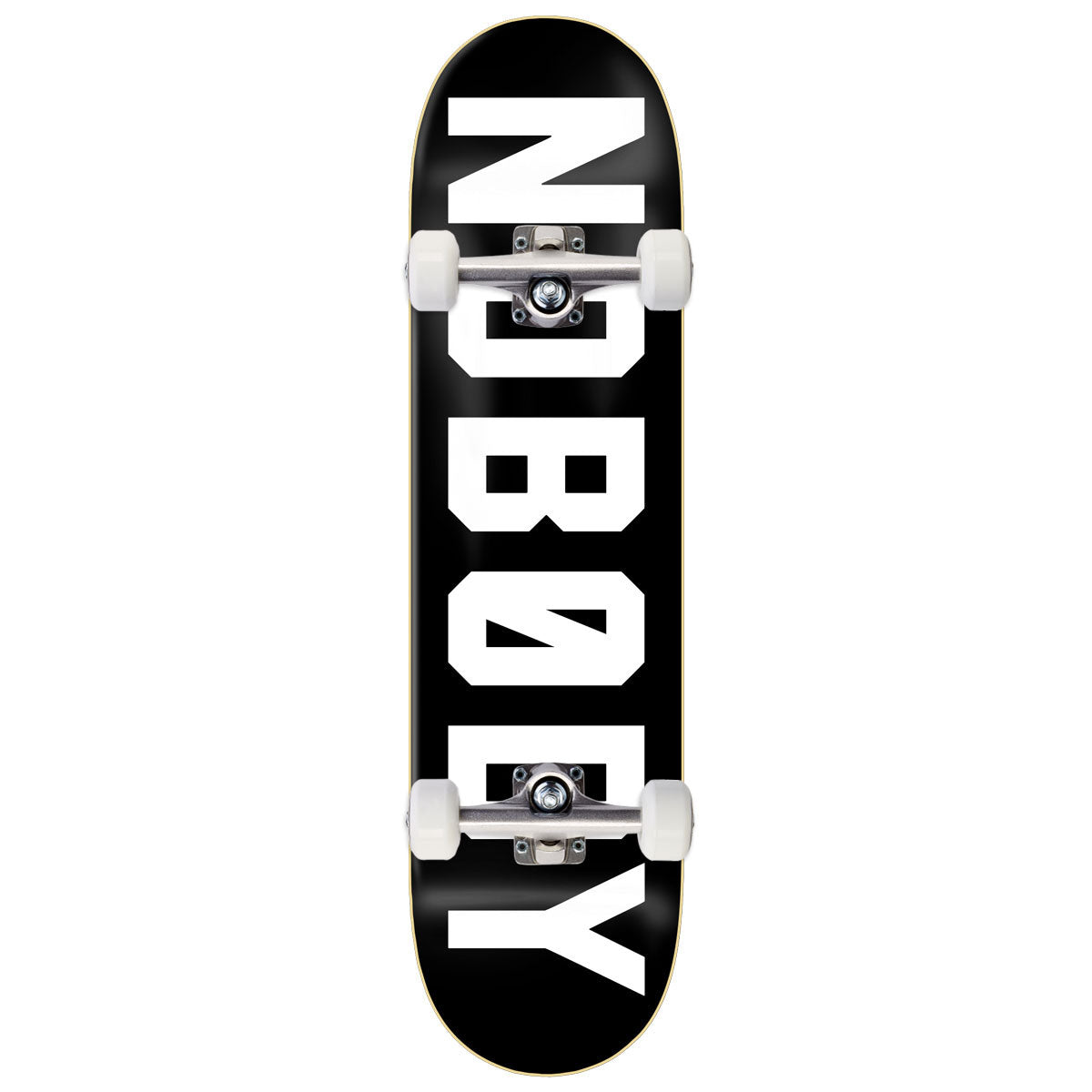 Zero Nobody Skateboard Complete - Black/White - 8.25