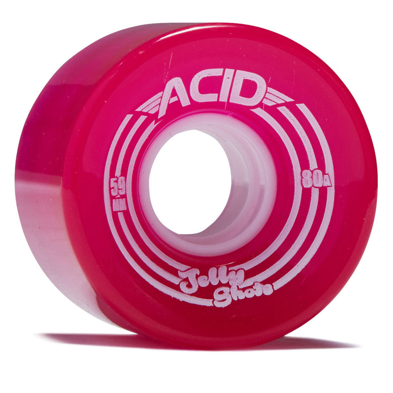 Acid Jelly Shots 80a Skateboard Wheels - Fuchsia - 59mm