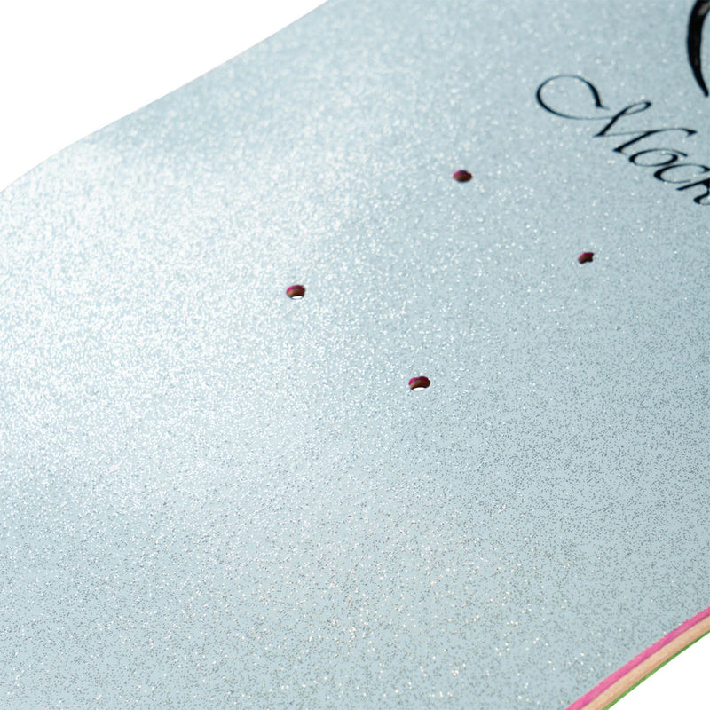 Welcome Cupid Evan Mock On A Moontrimmer 2.0 Skateboard Deck - Blue Glitter - 8.60