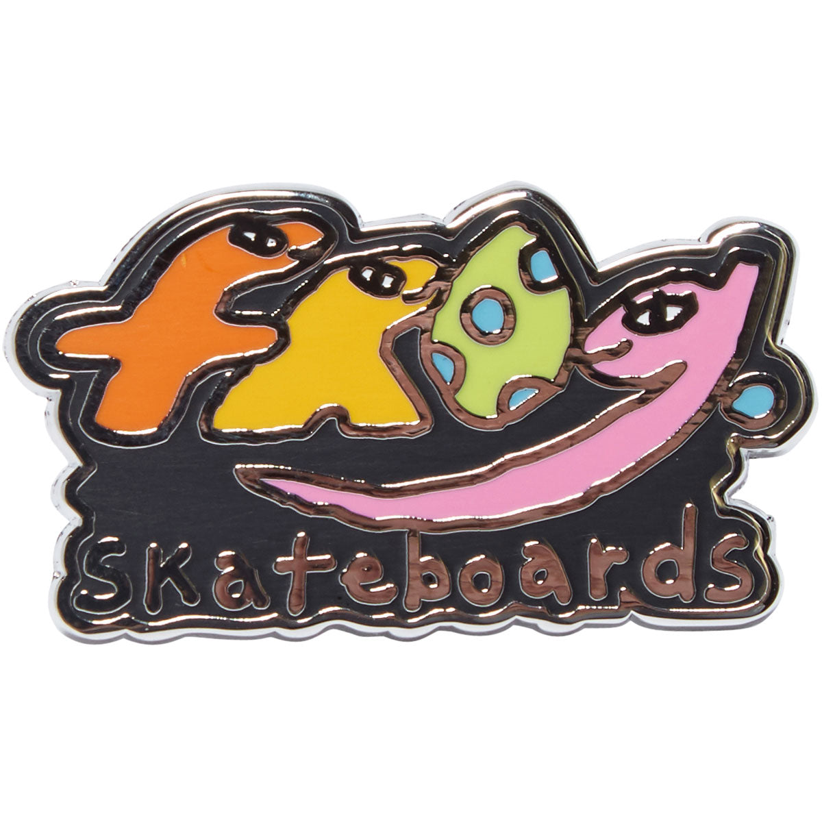 Frog Dino Logo Pin - Multi image 1