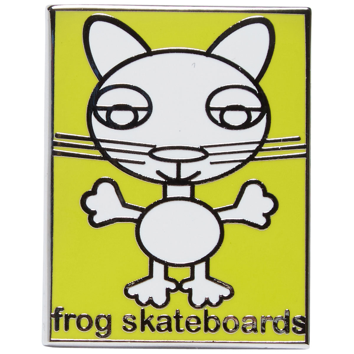 Frog Yellow Cat Pin - Yellow image 1