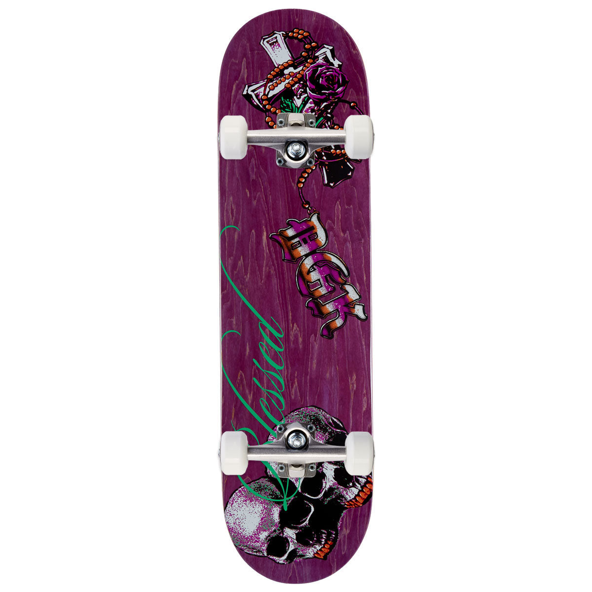 DGK Crypt Skateboard Complete - Purple - 8.25