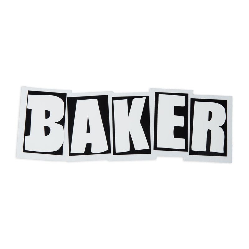 Baker Brand Logo Sticker - Black/White - LG