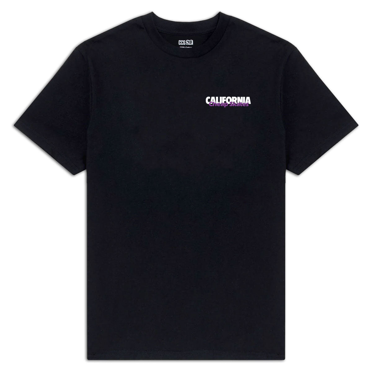 CCS June 1985 Ad T-Shirt - Black/Purple image 2