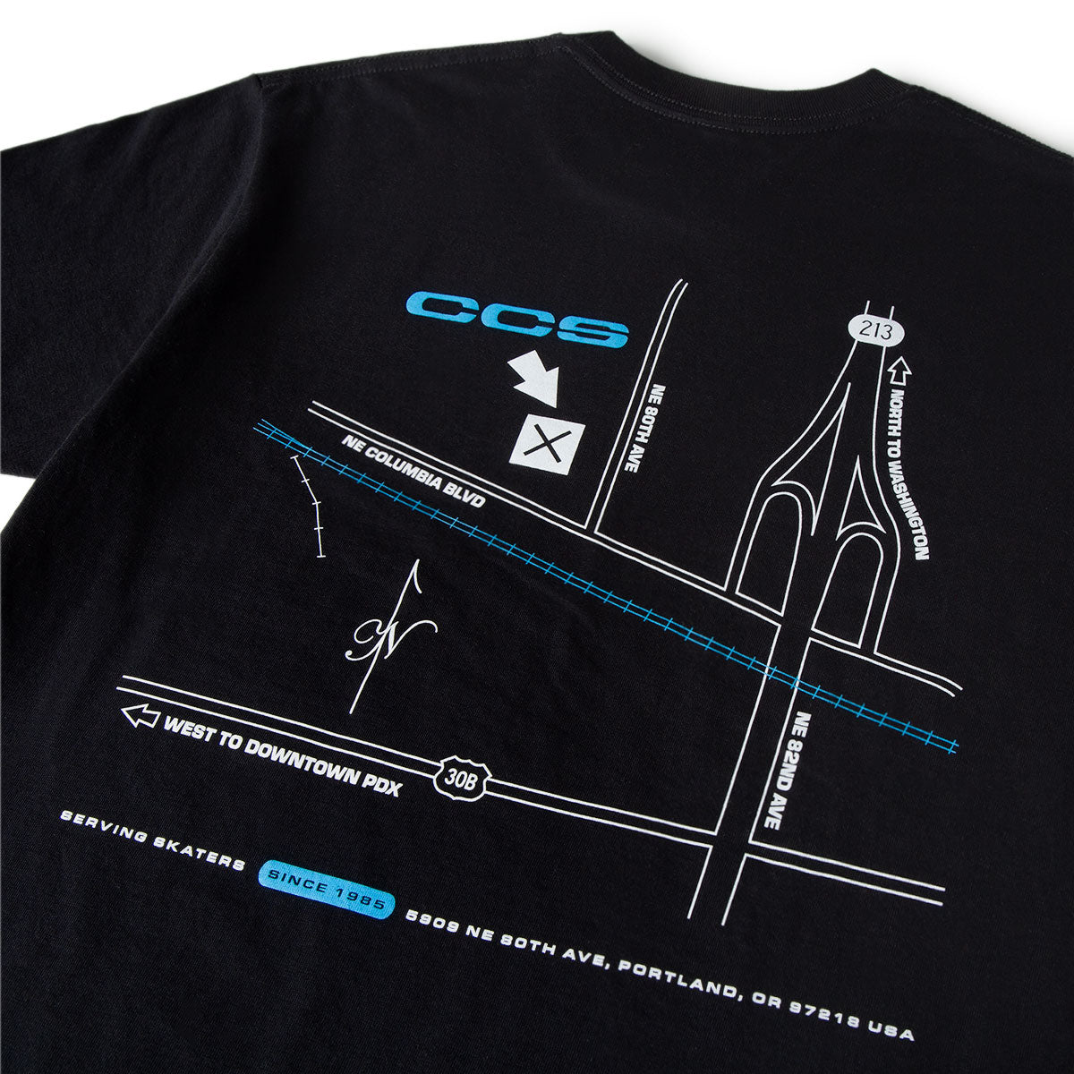 CCS Portland Shop T-Shirt - White/Blue image 4