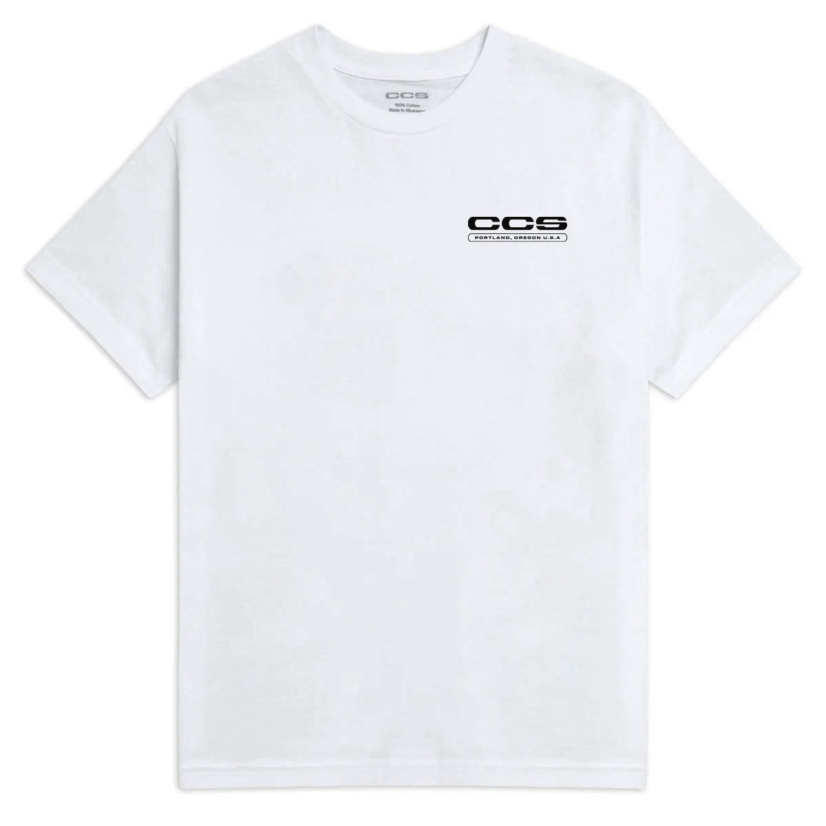 CCS Skate Shop T-Shirt - White/Black image 2