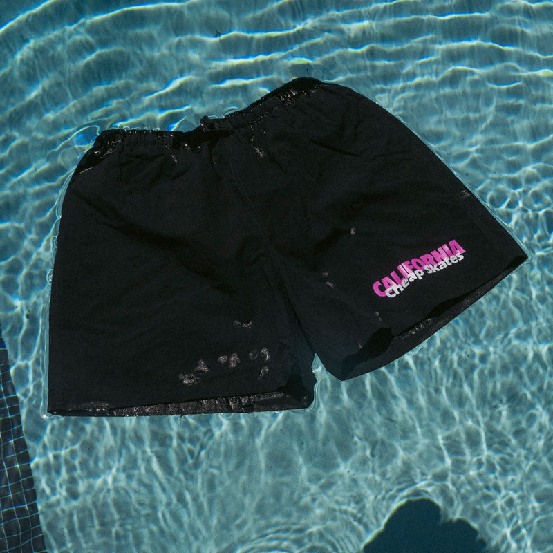 CCS June 1985 Ad Hydro Shorts - Black/Neon Pink