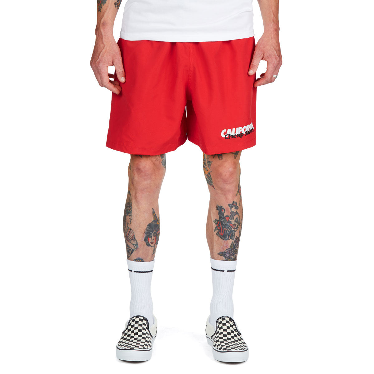 CCS June 1985 Ad Hydro Shorts - Red/White image 1