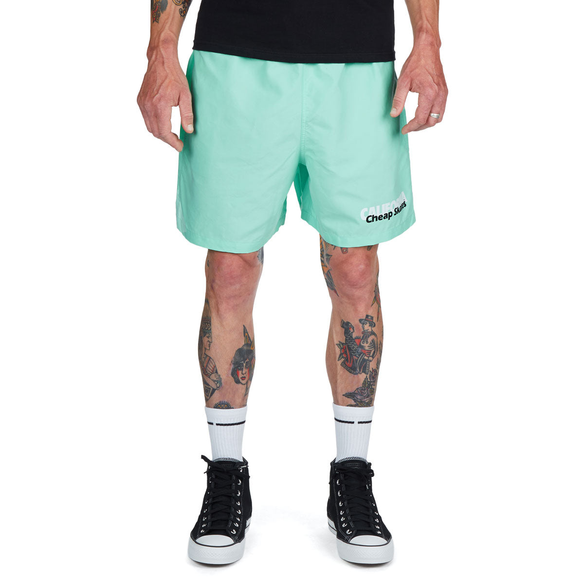 CCS June 1985 Ad Hydro Shorts - Teal/White image 1