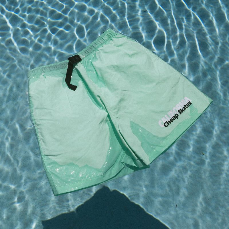 CCS June 1985 Ad Hydro Shorts - Teal/White