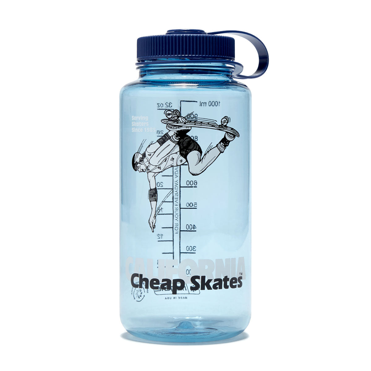 CCS June 1985 Wide Mouth Nalgene Water Bottle - Light Blue/Denim - 32oz image 1