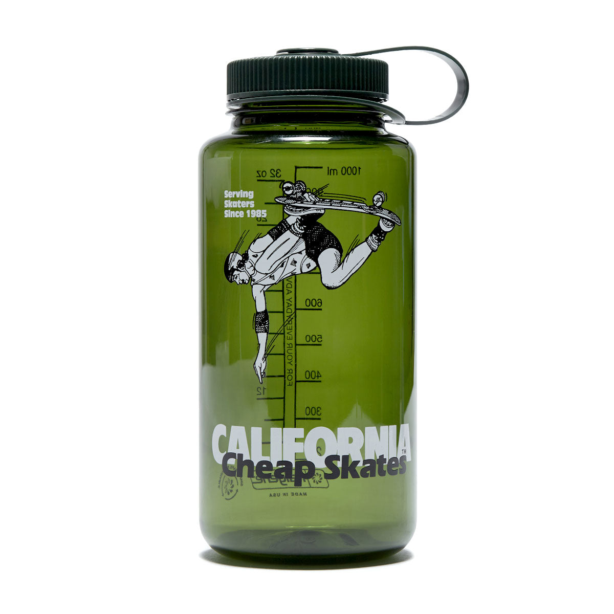 CCS June 1985 Wide Mouth Nalgene Water Bottle - Juniper/Jade - 32oz image 1