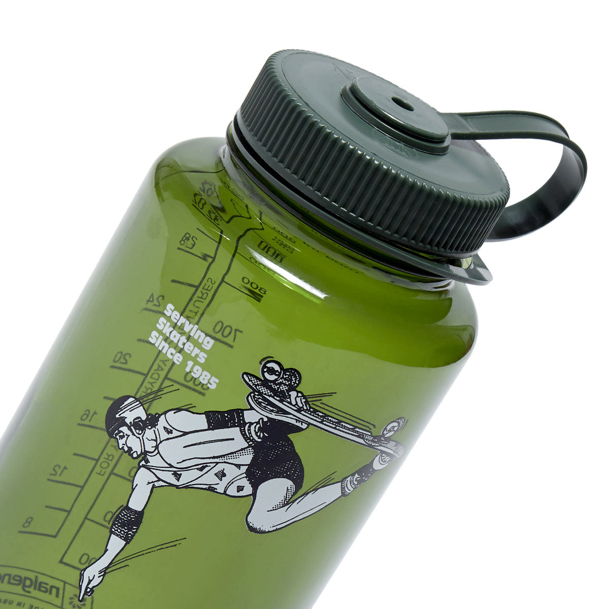 CCS June 1985 Wide Mouth Nalgene Water Bottle - Juniper/Jade - 32oz image 3