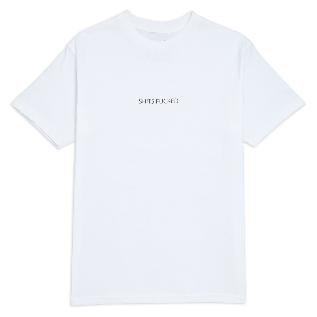 Designer Trash Shits Fucked T-Shirt - White image 1