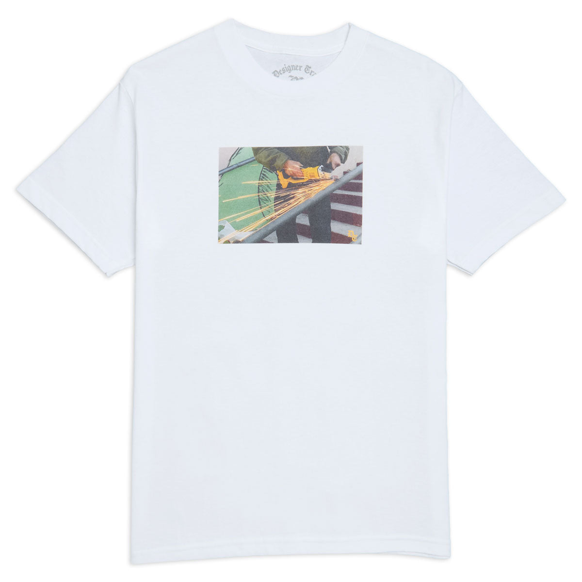 Designer Trash Cutter T-Shirt - White image 1
