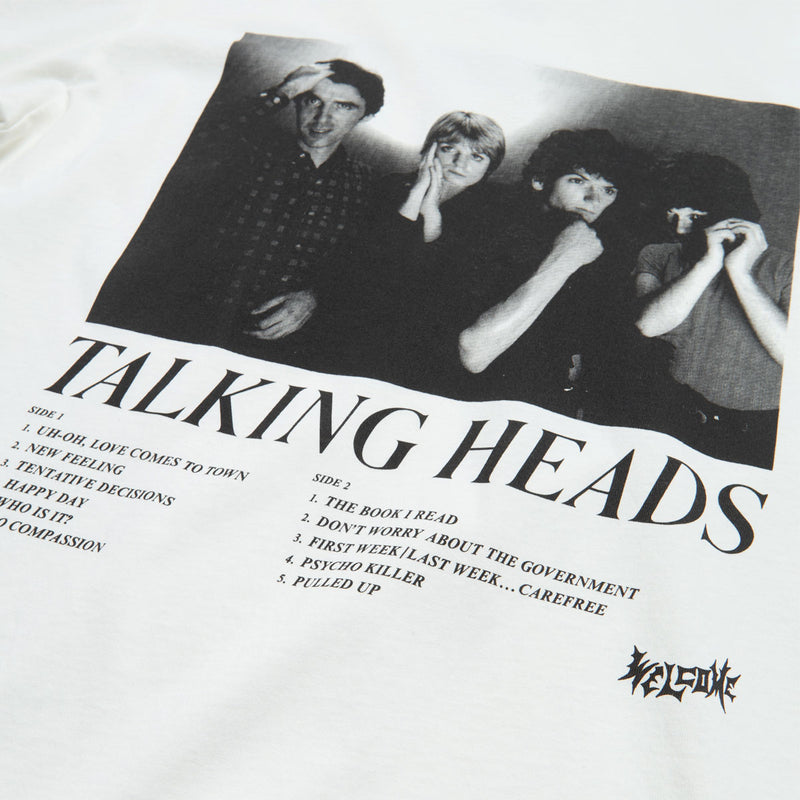 Welcome x Talking Heads Track List T-Shirt - White