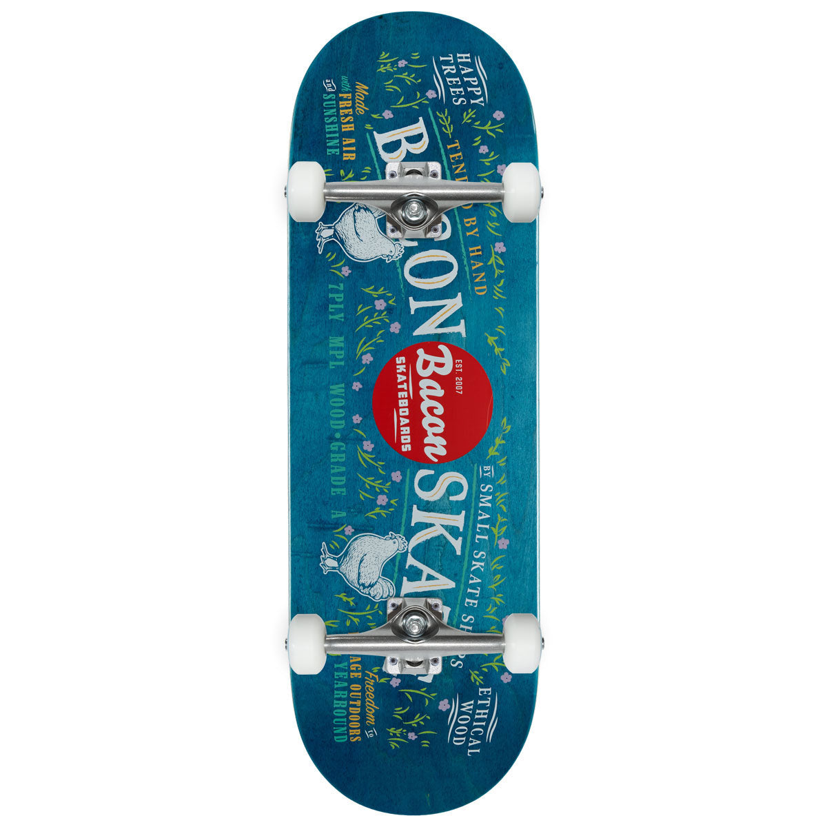 Bacon Free Range Skateboard Complete - 10.00