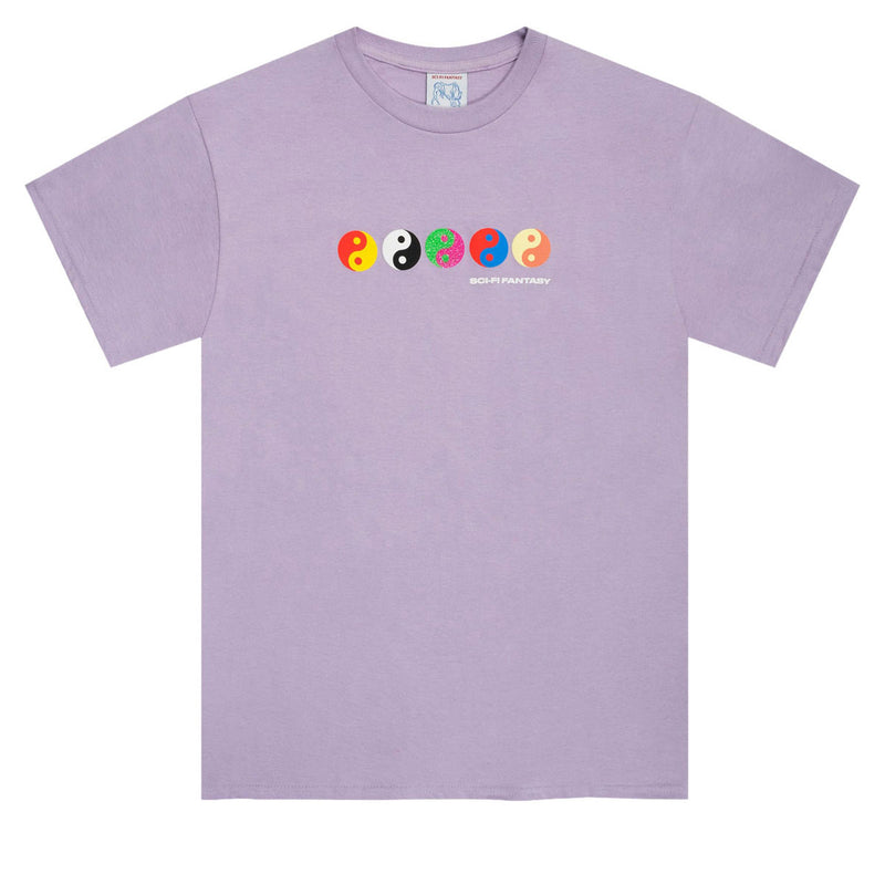 Sci-Fi Fantasy Yin Yang T-Shirt - Lilac