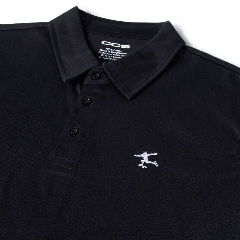 CCS Cheap Skates Icon Polo Shirt - Black
