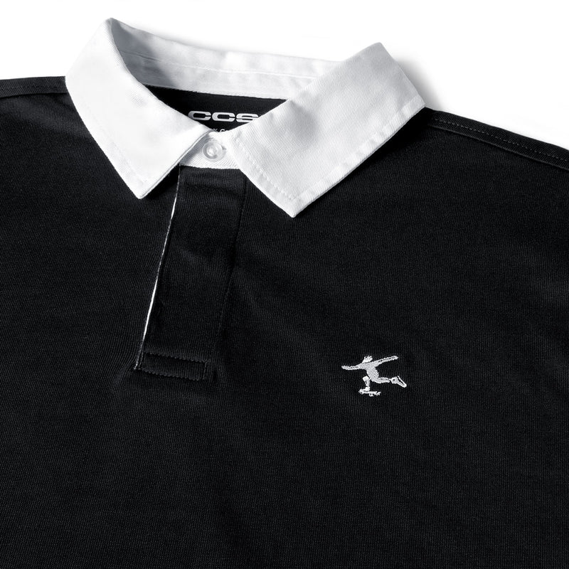 CCS Cheap Skates Icon Rugby Shirt - Black/White