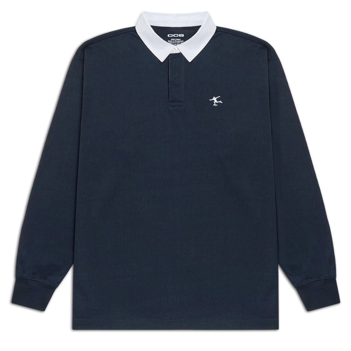 CCS Cheap Skates Icon Rugby Shirt - Navy/White image 1