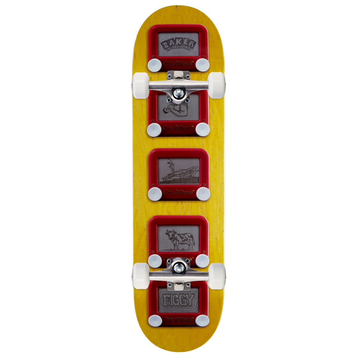 Baker Justin Figgy Figueroa Head On Collision Skateboard Complete - 8.25