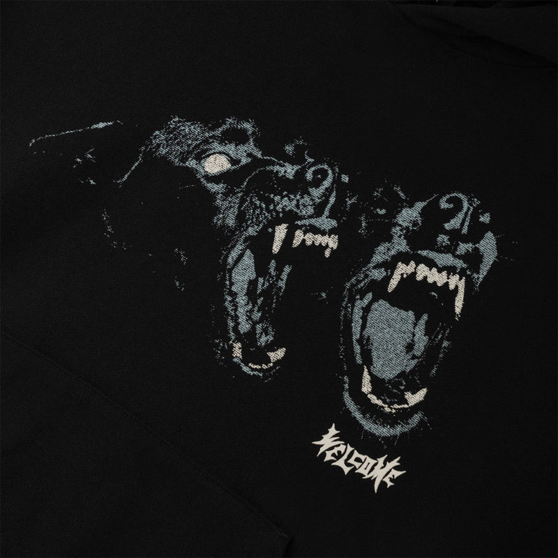 Welcome Woof Hoodie - Black
