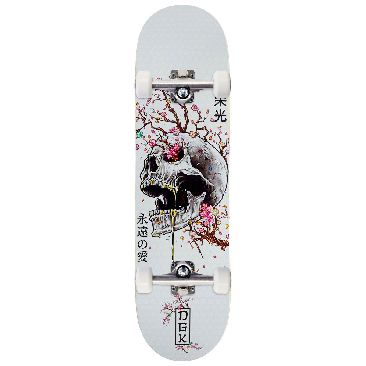 DGK Ancestry Skateboard Complete - White - 8.06