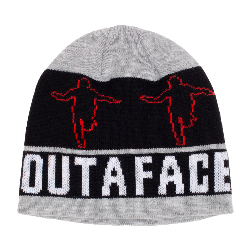 Hockey Eyes Without A Face Beanie - Grey