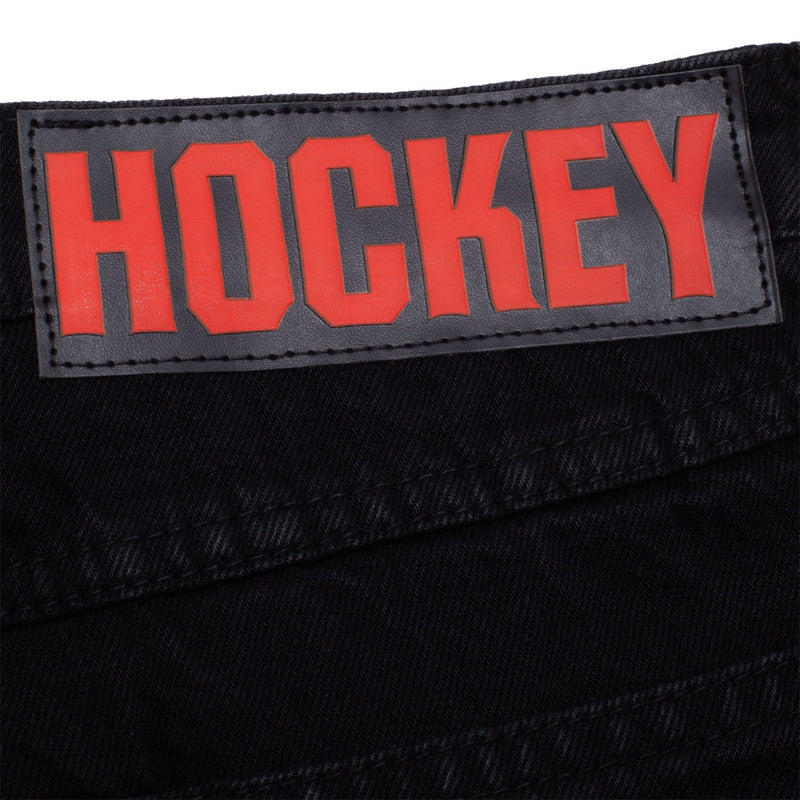 Hockey Double Knee Jeans - Black