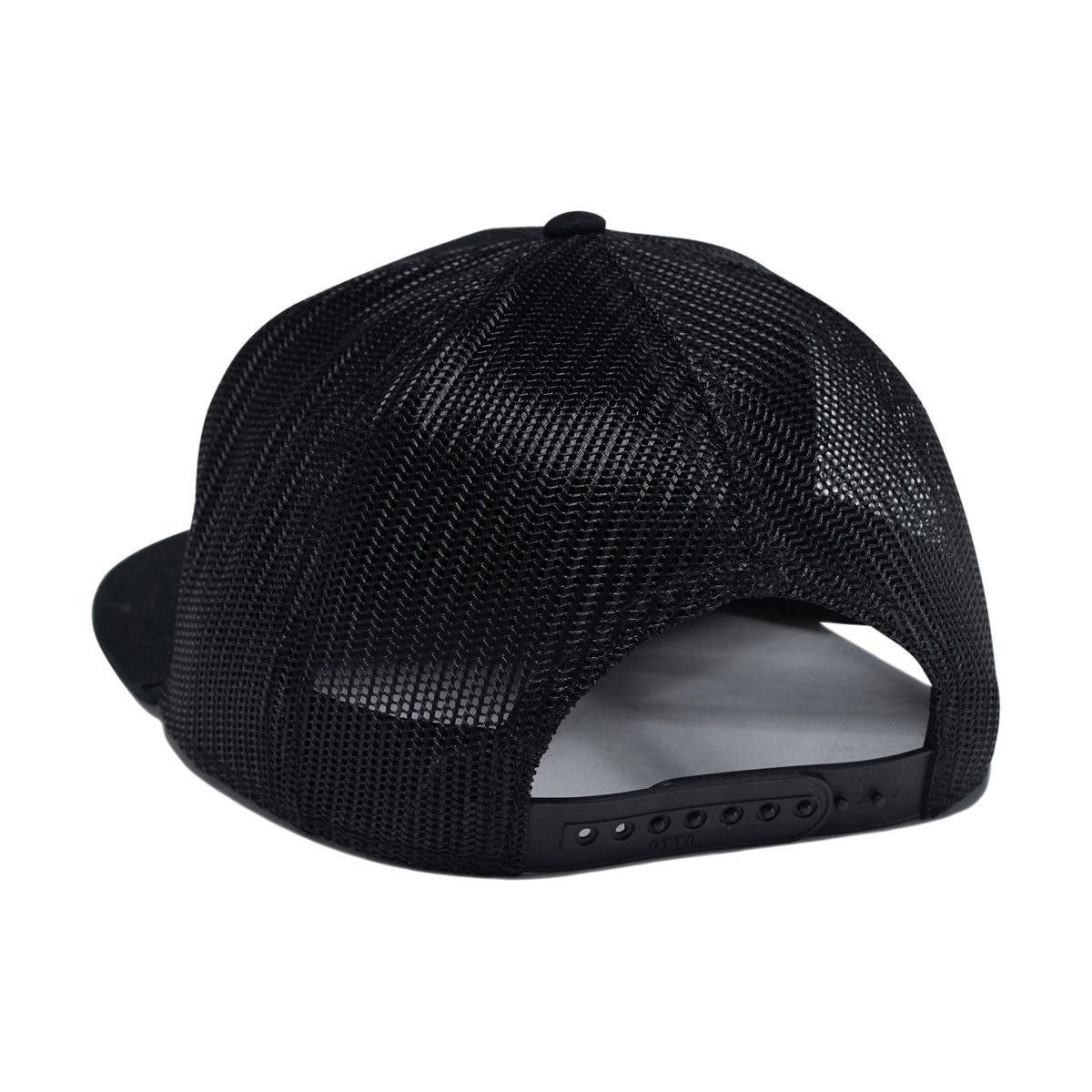 Reel Happy Trout Blender Trucker Hat - Black image 2