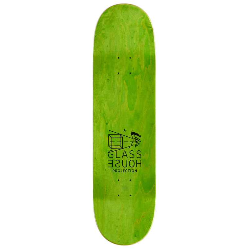 Glass House Eye Witness Skateboard Deck - Blue/Yellow - 8.75