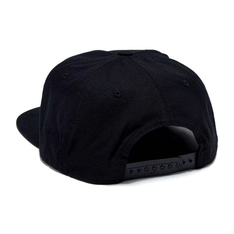 Glass House Projection Snapback Hat - Black