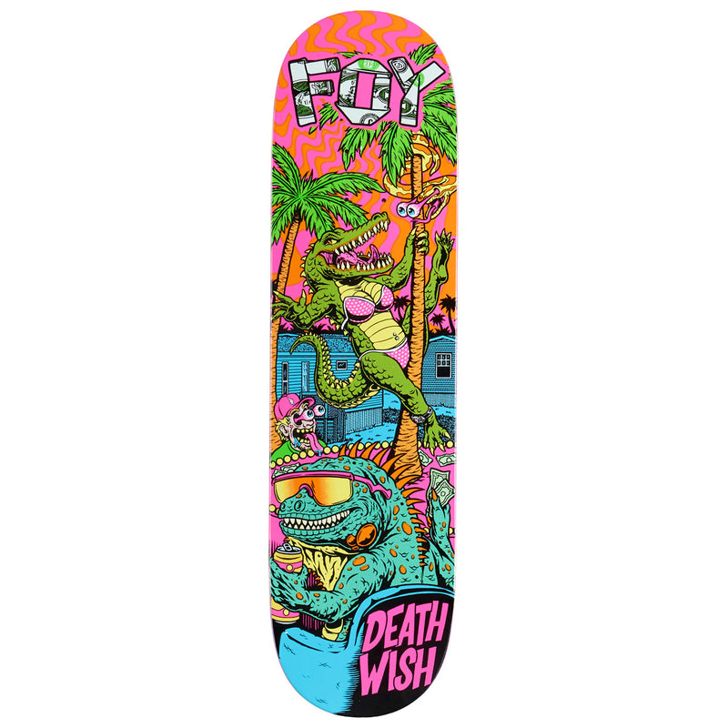 Deathwish Jamie Foy Dysfunction Skateboard Deck - 8.25