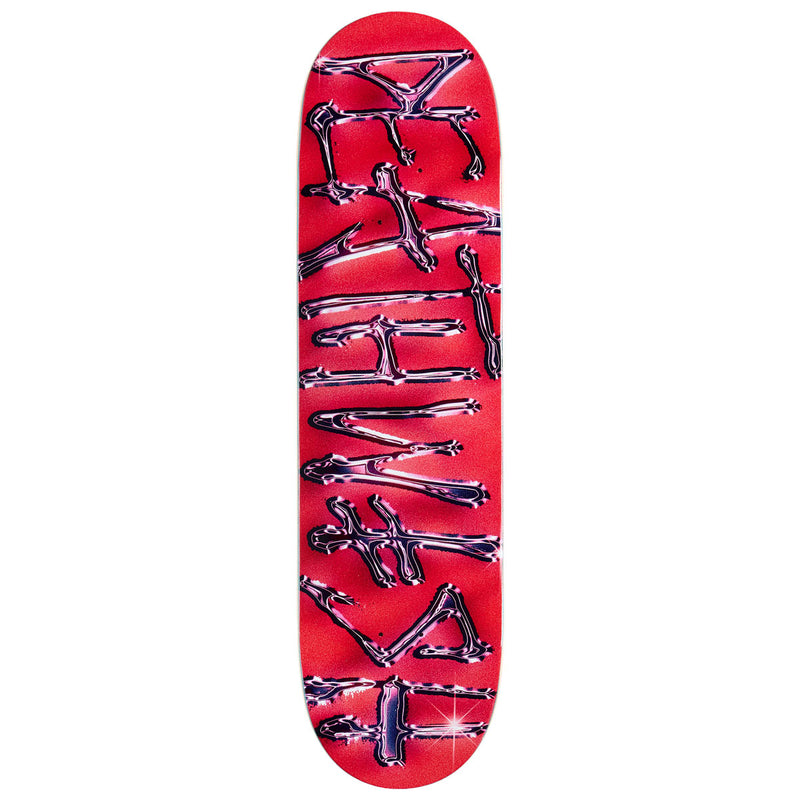 Deathwish OG Spray Chrome Skateboard Deck - Red - 8.38