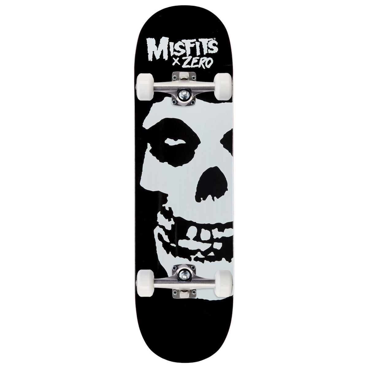 Zero Misfits Fiend Skateboard Complete - Black/White - 8.75