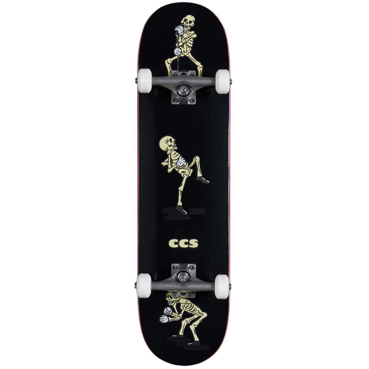 CCS Vine Skeleton Skateboard Complete - Black image 1