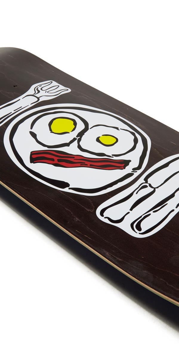 CCS Over Easy Egg1 Shaped Skateboard Deck - Black