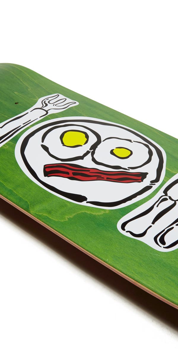 CCS Over Easy Egg1 Shaped Skateboard Deck - Green image 3