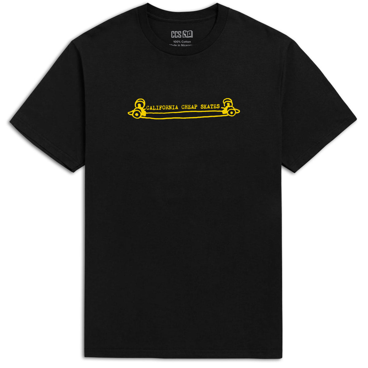 CCS Heritage Cheap Skates T-Shirt - Black image 1