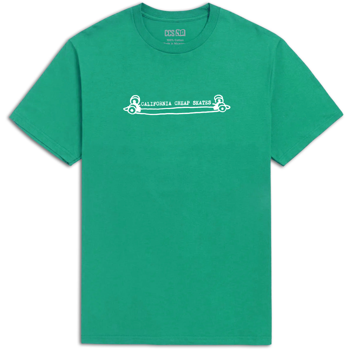 CCS Heritage Cheap Skates T-Shirt - Green image 1