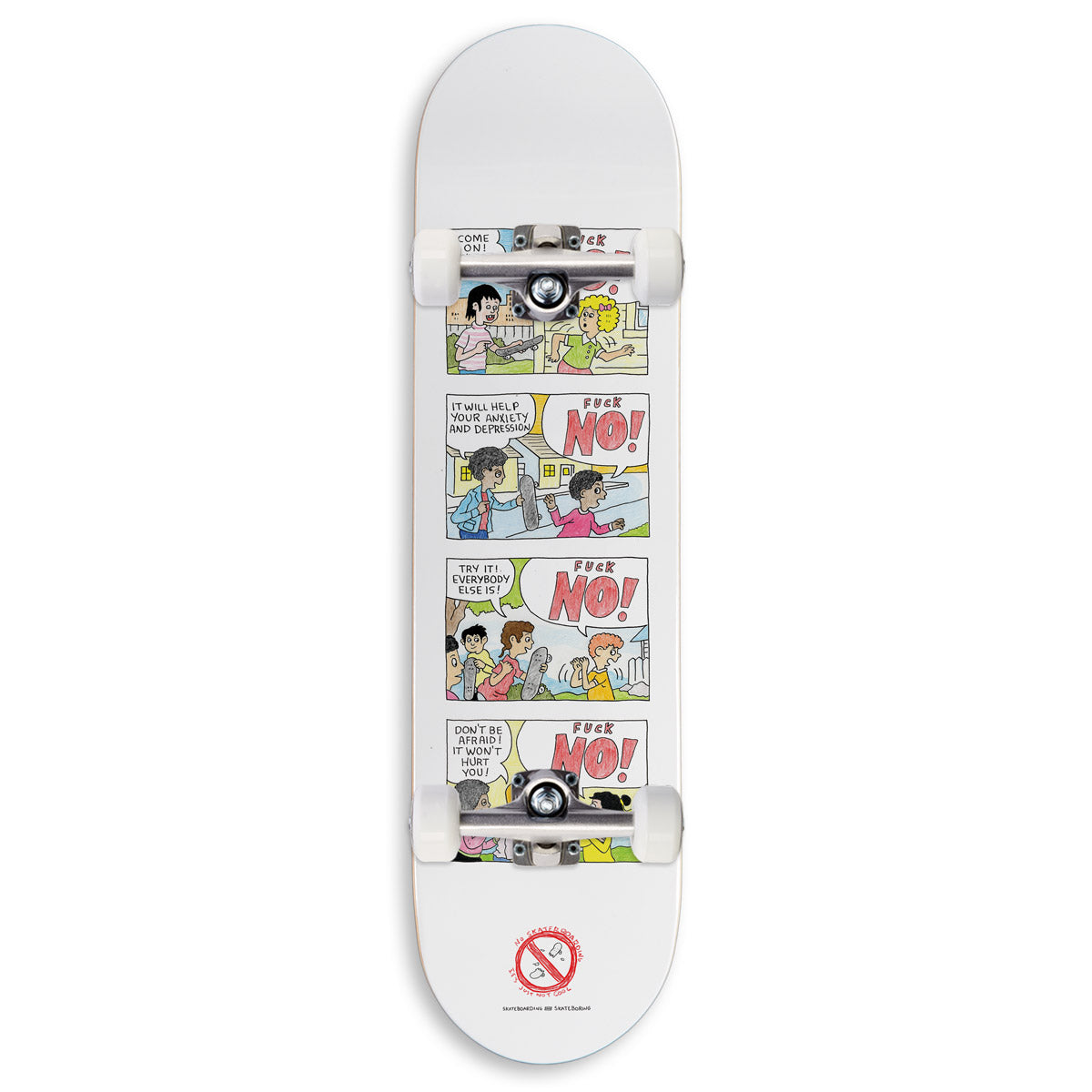 CCS Live x Porous Walker Skateboard Complete - 8.50