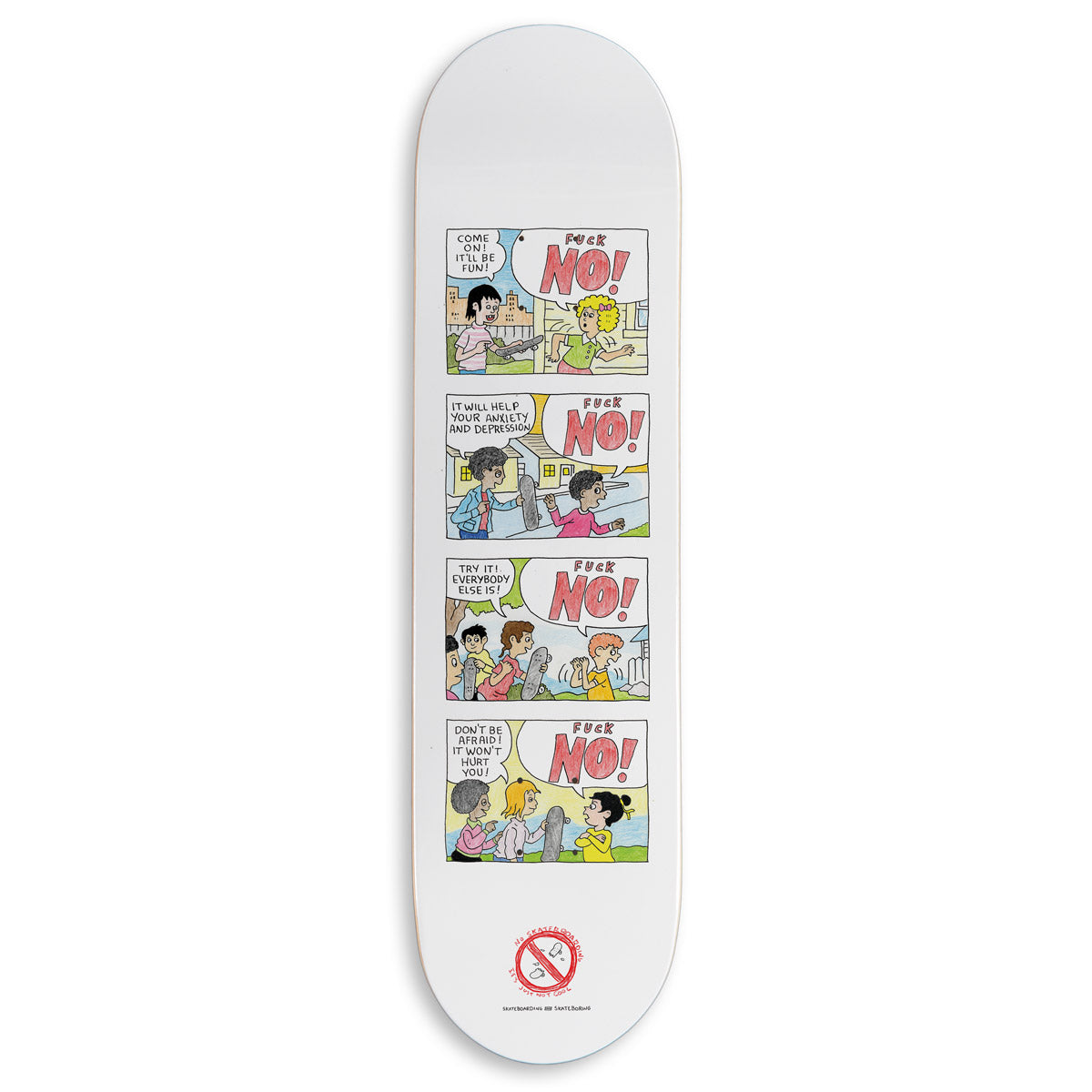 CCS Live x Porous Walker Skateboard Deck - 8.25