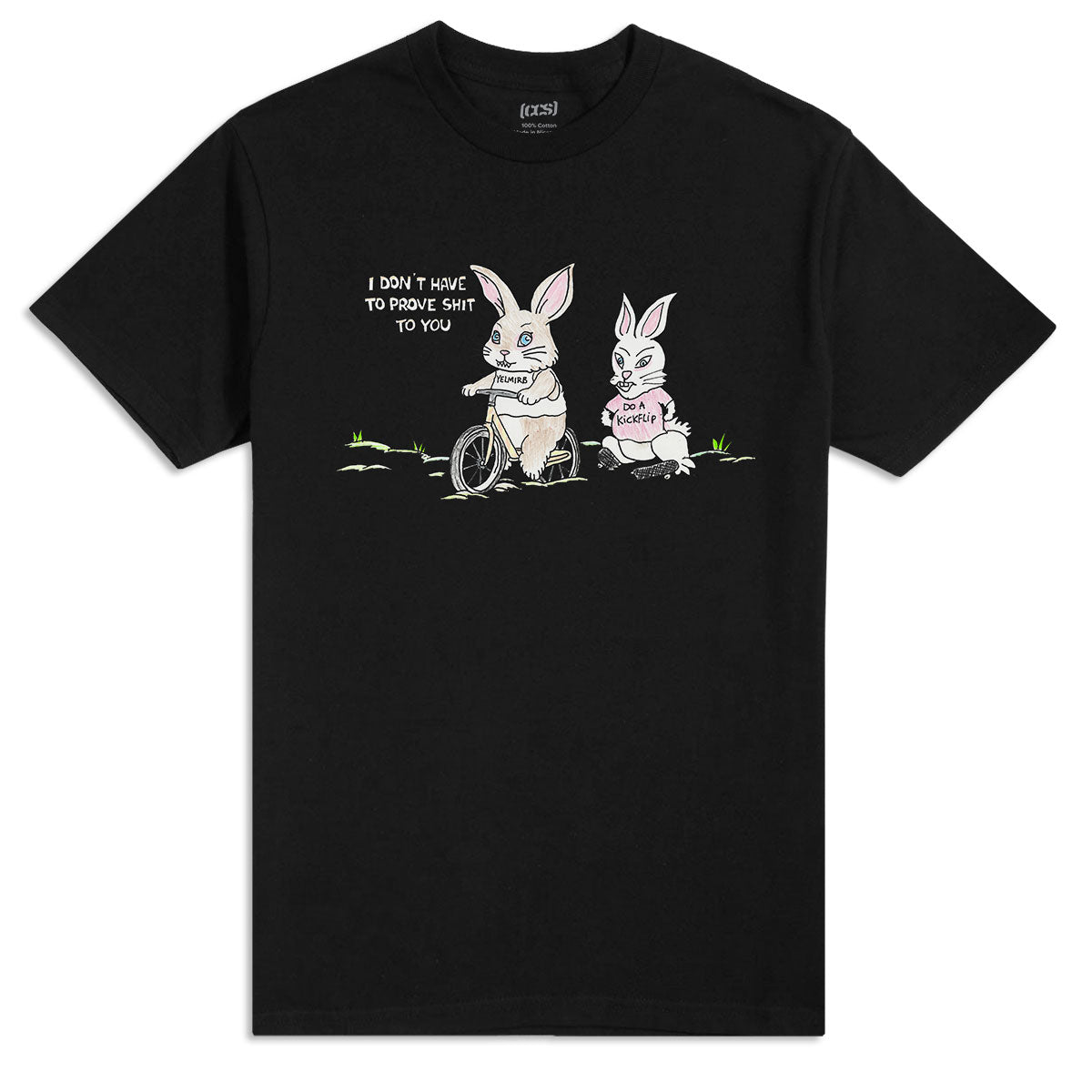 CCS Live x Porous Walker T-Shirt - Black image 1