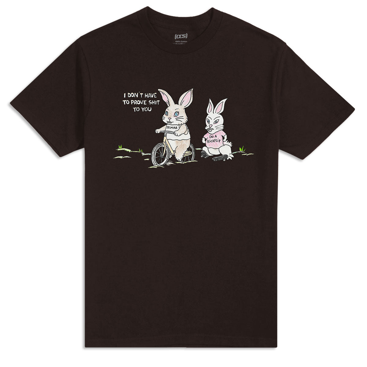 CCS Live x Porous Walker T-Shirt - Brown image 1