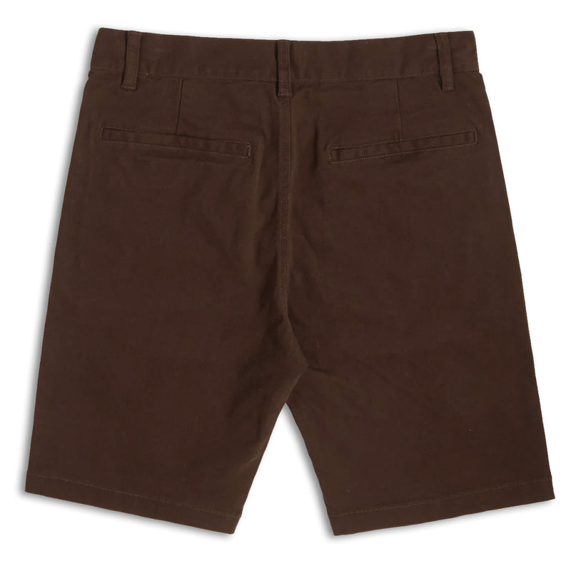 CCS Stretch Chino Shorts - Chocolate